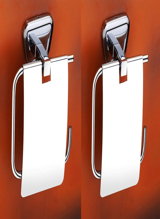 KANJAL Toilet Paper Holder for Bathroom Tissue Paper roll Holder Tissue Paper Hanger for Kitchen Bathroom Accessories (304 Stainless Steel,Chrome Finish,Anti-rust-342) - Image 1